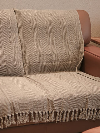 Anaya Handwoven Cotton Sofa Throw