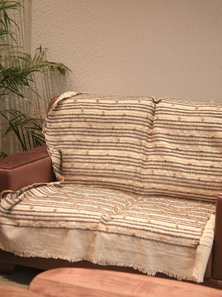 Nayara Handwoven Cotton Sofa Throw