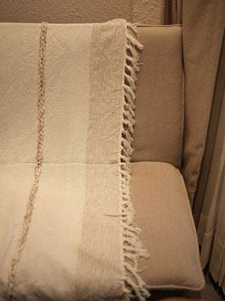 Aarunya Handwoven Cotton Sofa Throw
