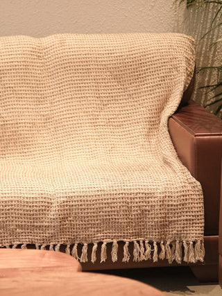 Tavika Handwoven Cotton Sofa Throw