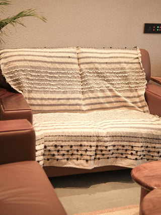 Myra Handwoven Cotton Sofa Throw