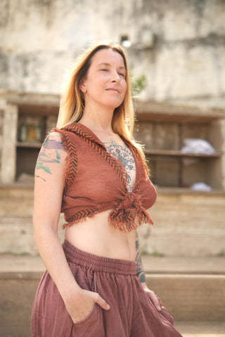 Banjaara Knot Hood Top