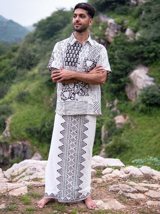 sahaj shirt handblock half sleeve shirt