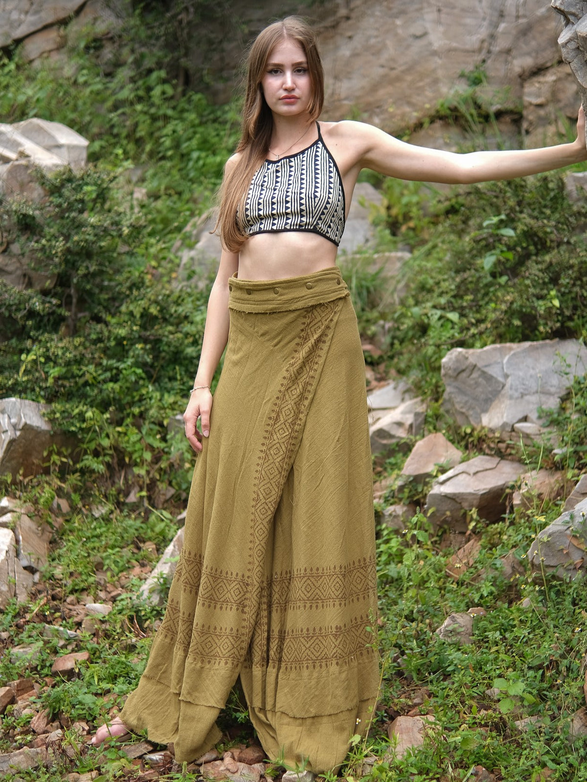 Althea Wrap Skirt - Crystal Heal