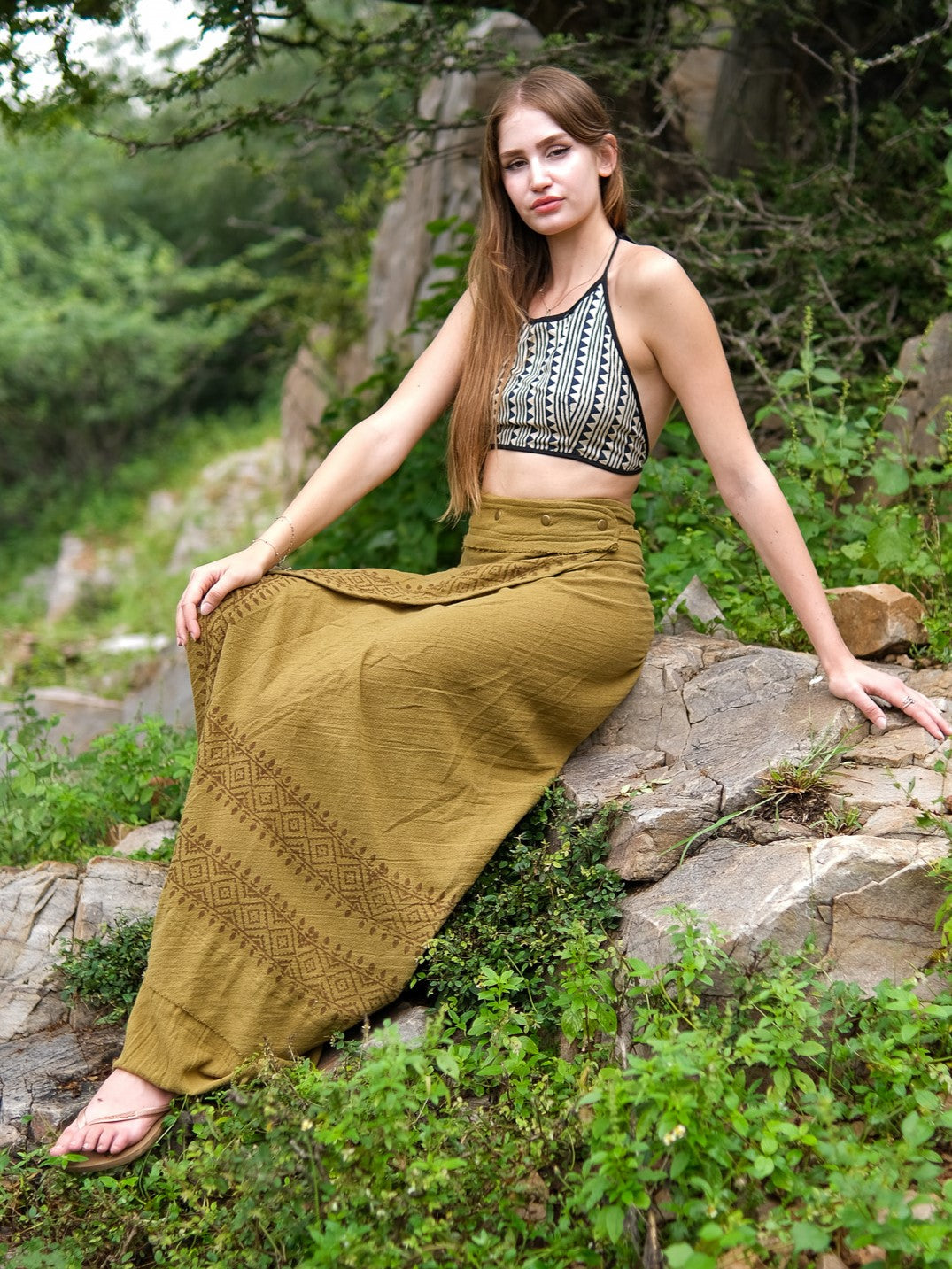Althea Wrap Skirt - Crystal Heal