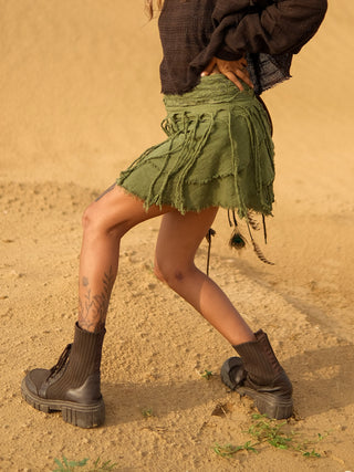 Sivana Fringe Skirt