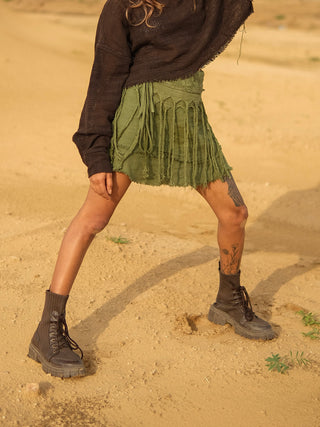 Sivana Fringe Skirt