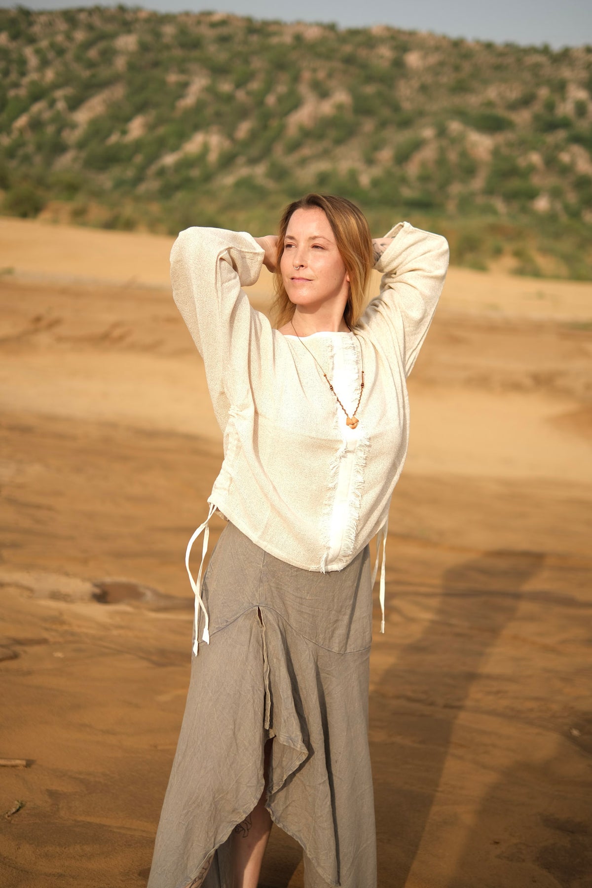 Bohemian Long-Sleeve Top - Crystal Heal