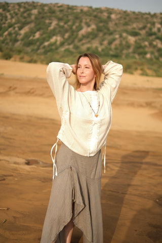 Bohemian Long-Sleeve Top