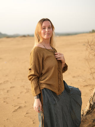 Bohemian Long-Sleeve Top