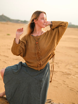 Bohemian Long-Sleeve Top