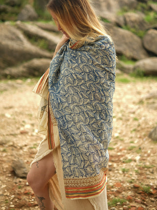 Indigo Fern Sarong
