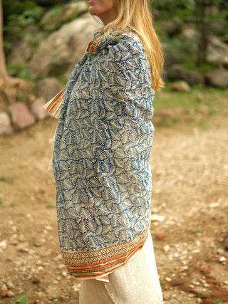 Indigo Fern Sarong
