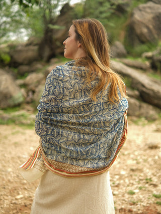 Indigo Fern Sarong