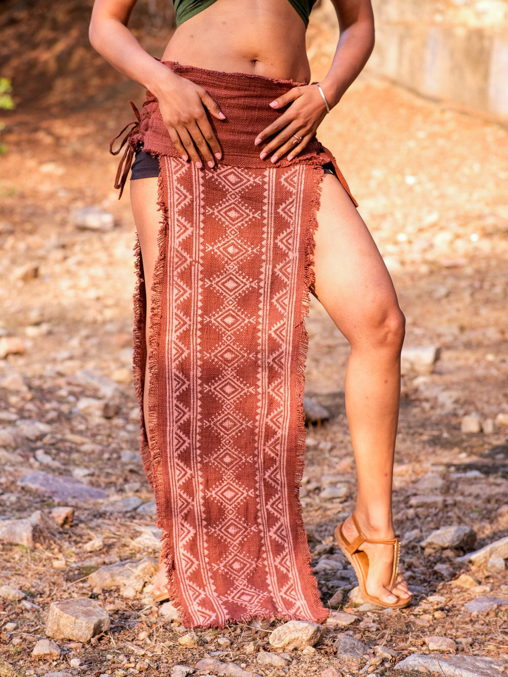 Abel Panel Skirt - Crystal Heal