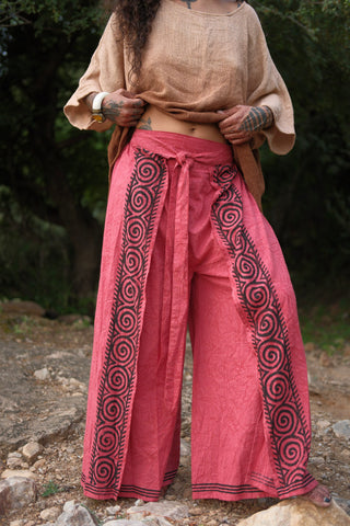 Fisherman Wrap Pants – Hand Block Print Cotton Pants