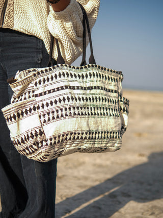 Aaravi Handwoven Cotton Tote Bag