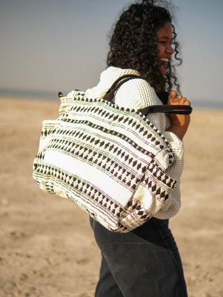 Aaravi Handwoven Cotton Tote Bag