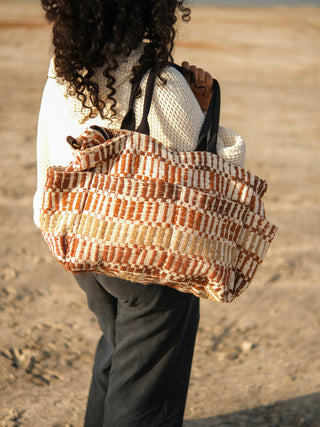 Aaravi Handwoven Cotton Tote Bag