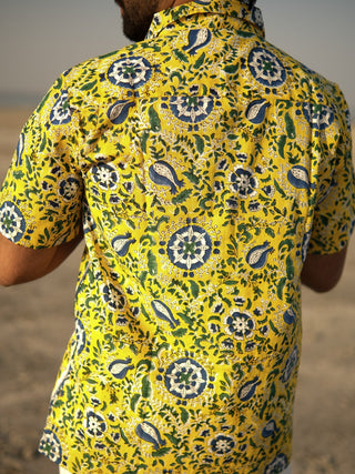 Kavya Handblock Printed Cotton Shirt