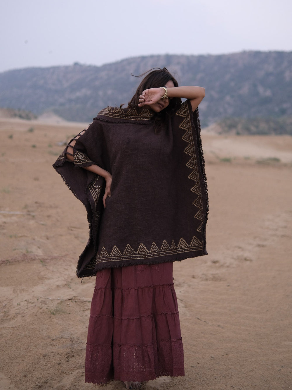 Kailash Loom Poncho