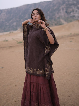 Kailash Loom Poncho