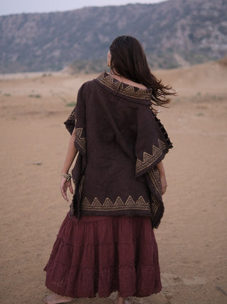 Kailash Loom Poncho