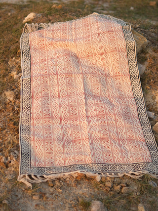 Devak Handwoven Tribal Carpet