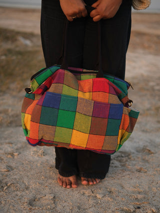 Aaravi Handwoven Cotton Tote Bag