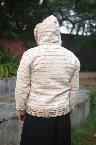 Veste à capuche rayée Nomad