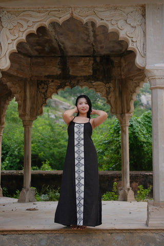 Manasa Maxi Dress | hand block printed cotton wear