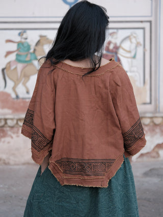 Rangrez Frayed Top