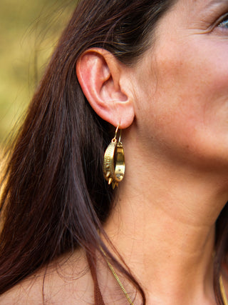 Astra Spiked Hoop Earrings