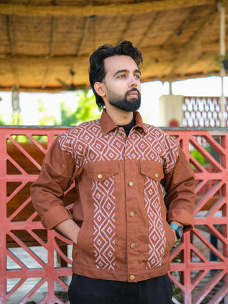 Arka Tribal Panel Jacket