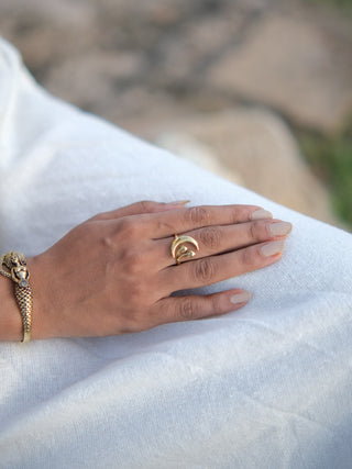 Lunar Embrace Ring