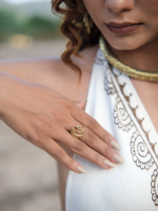 Lunar Embrace Ring