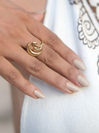 Lunar Embrace Ring