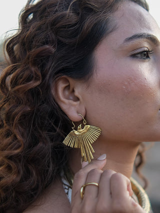 Phoenix Wing Boho Earrings