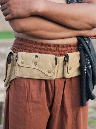 Verdant Multi-Pocket Utility Belt Bag