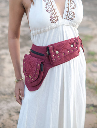 Scarlet Lace Utility Belt Bag