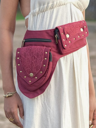 Scarlet Lace Utility Belt Bag