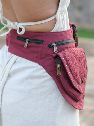 Scarlet Lace Utility Belt Bag