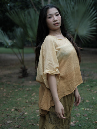 Sunehri Asymmetric Tunic