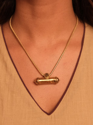 Golden Amulet Necklace
