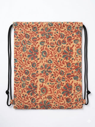 Flower Drawstring Bag
