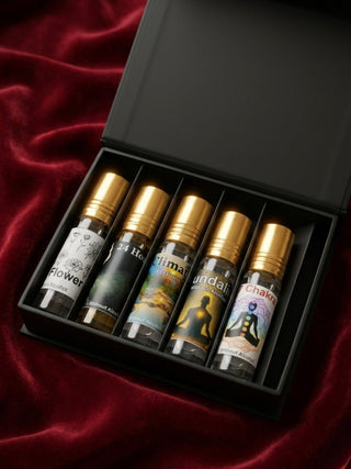 5 flavours perfume oil set