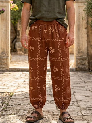 Spiral Harem Pants