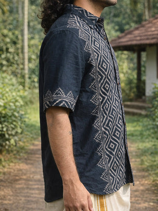 Ajrakh Hand-Block Print Shirt