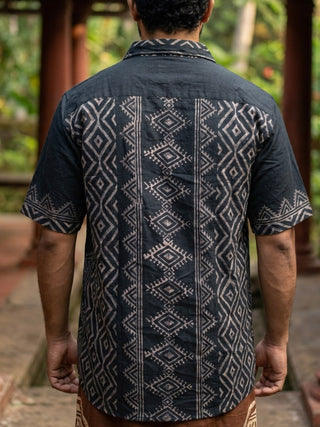 Ajrakh Hand-Block Print Shirt