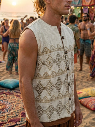 Tribal Nomad Sleeveless Vest